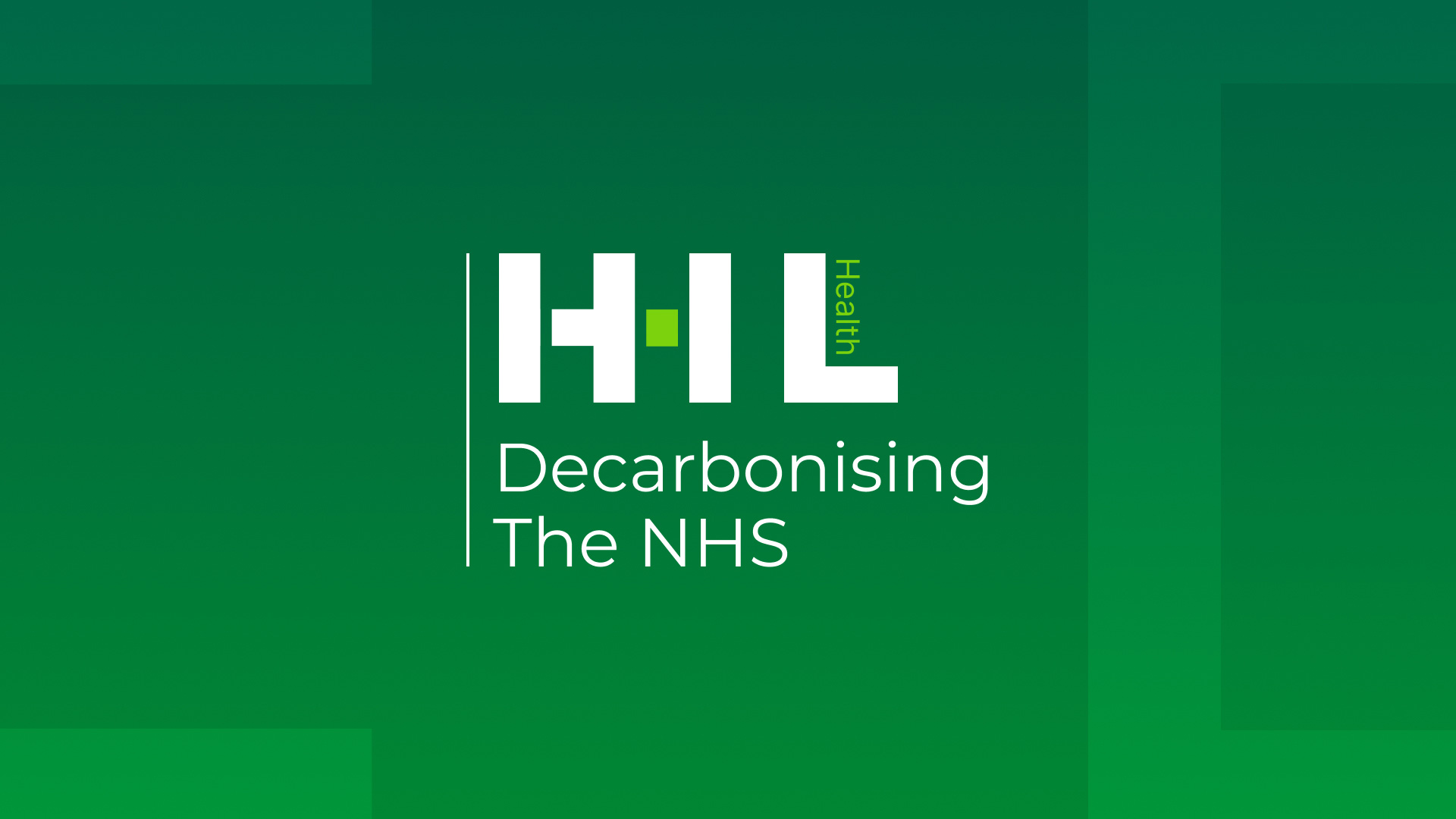 Decarbonising the NHS