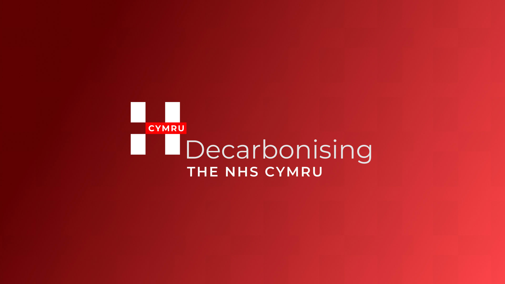 Decarbonising the NHS Cymru 2027 Conference