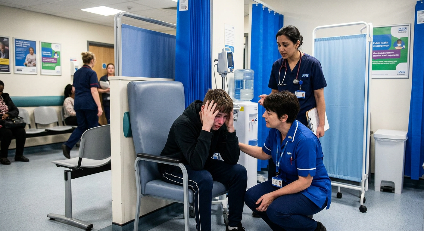 Children in Mental Health Crisis Facing Days-Long A&E Waits Amid Growing Pressure on NHS Services